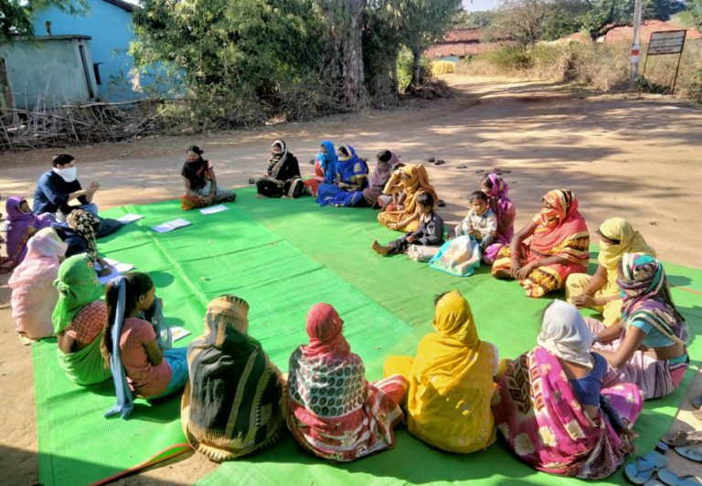 Village Women Receiving Training